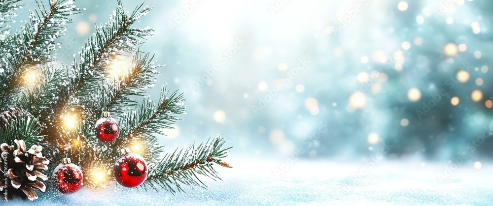 Christmas background with light spots Christmas background with light spots