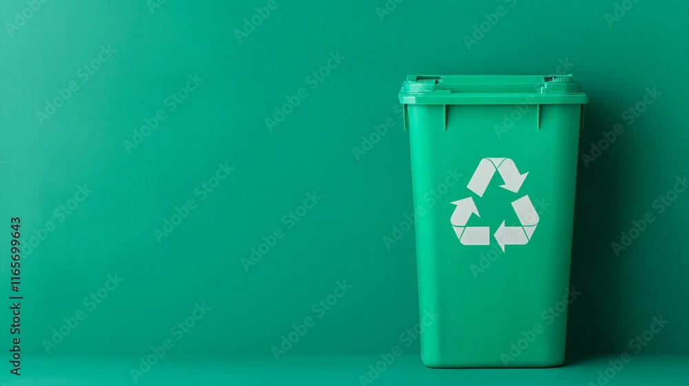 Eco-friendly recycling bin urban setting product sustainable environment close-up view green solutions Eco-friendly recycling bin urban setting product sustainable environment close-up view green solutions