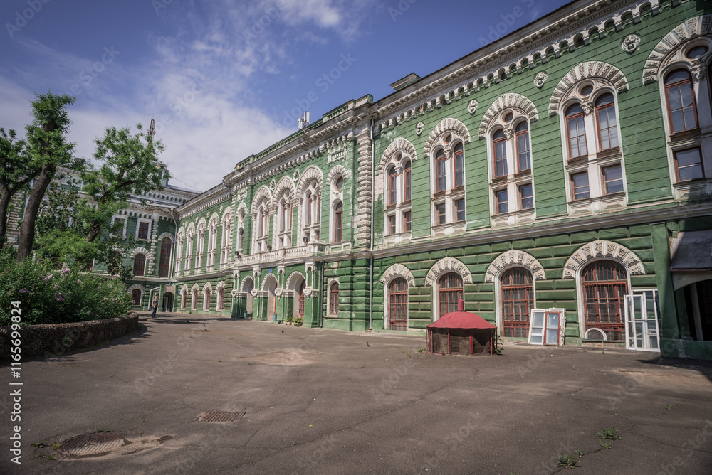 Walking through the streets of Odessa you can see a lot of interesting architecture. Walking through the streets of Odessa you can see a lot of interesting architecture.