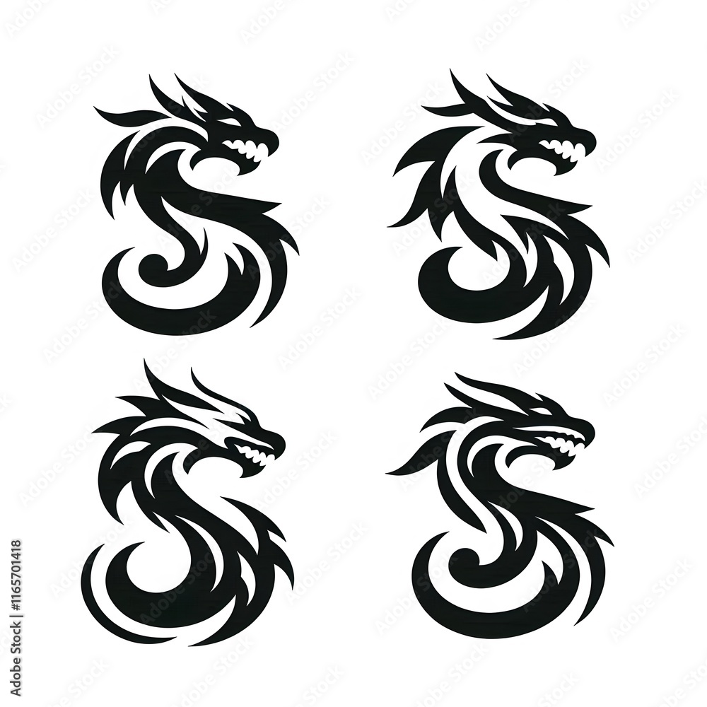 AI Generate of Unique, Simple, Low-detail Logo Recognizable Idiosyncratic of Dragon AI Generate of Unique, Simple, Low-detail Logo Recognizable Idiosyncratic of Dragon
