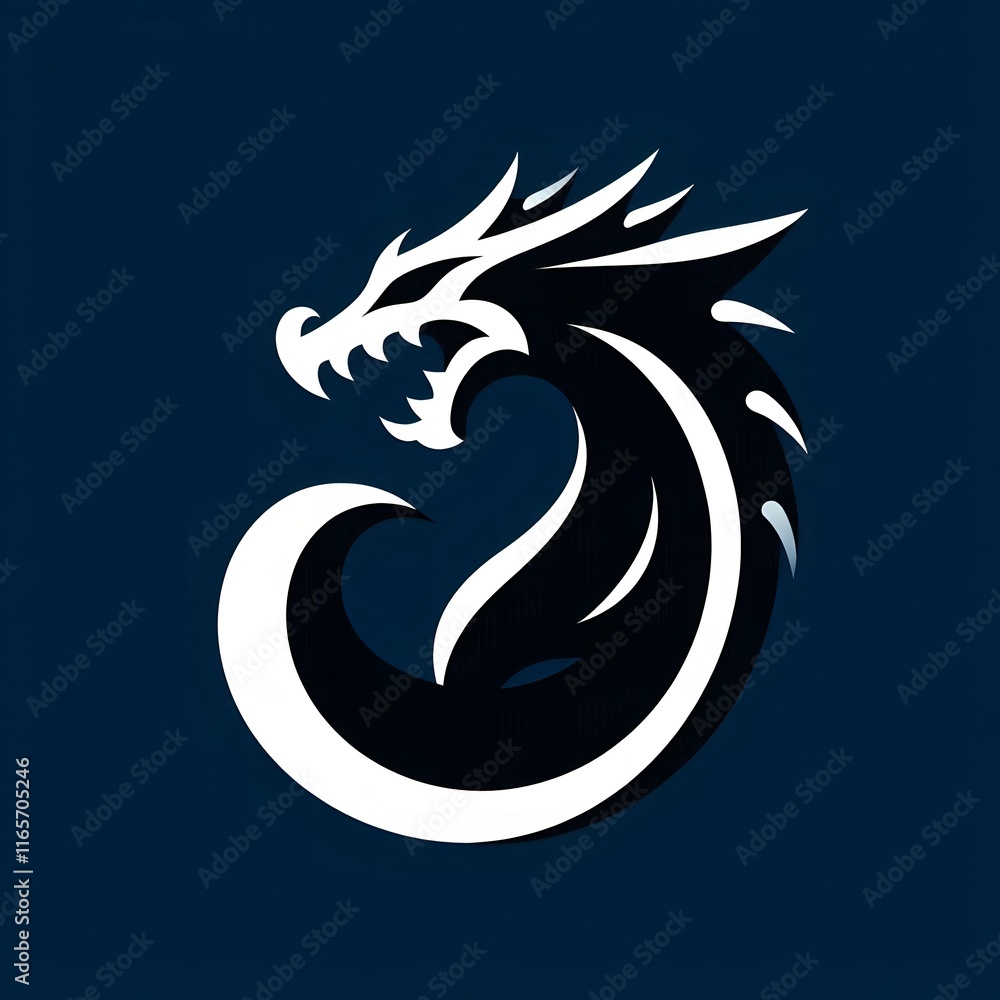 AI Generate of Unique, Simple, Low-detail Logo Recognizable Idiosyncratic of Dragon AI Generate of Unique, Simple, Low-detail Logo Recognizable Idiosyncratic of Dragon