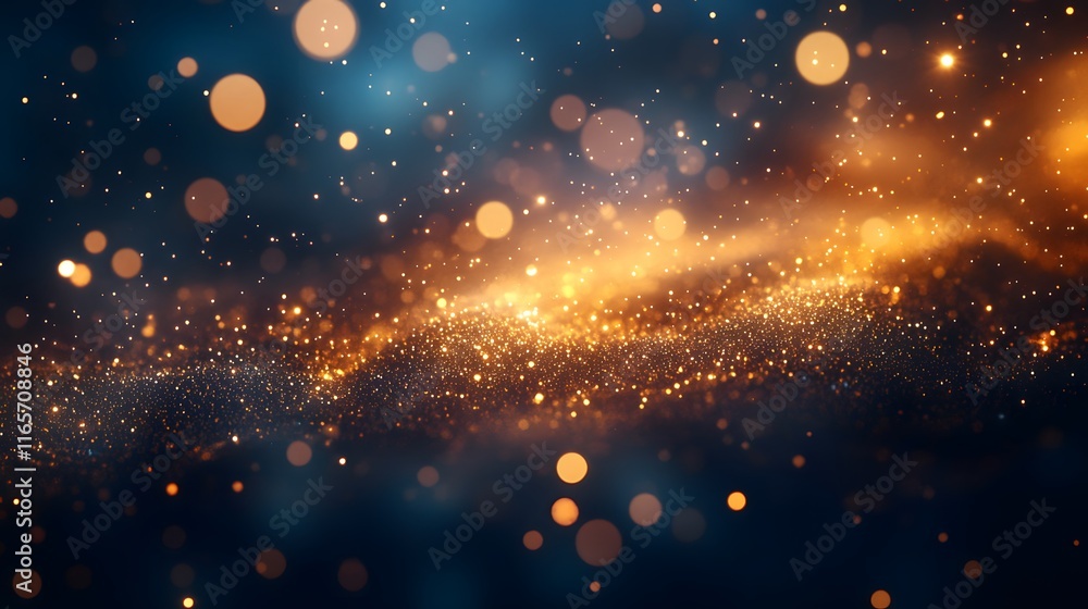 Sparklers glowing with golden light, captured in macro photography against a dark blue night background. Magical sparks and bokeh effect create a festive mood with dancing light trails. Sparklers glowing with golden light, captured in macro photography against a dark blue night background. Magical sparks and bokeh effect create a festive mood with dancing light trails.