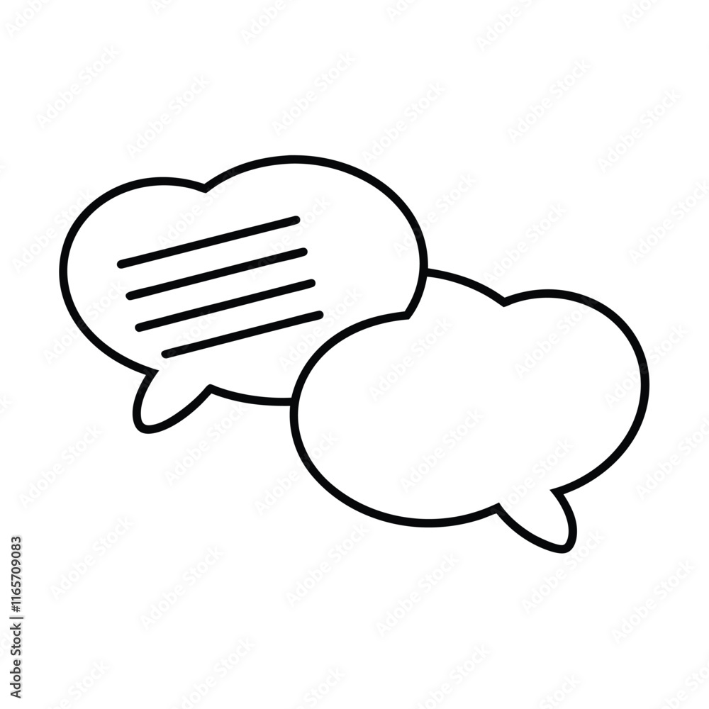 Speech Bubble collection. Different Speech bubbles for talk, dialogue, decoration. Vector illustration Speech Bubble collection. Different Speech bubbles for talk, dialogue, decoration. Vector illustration