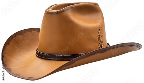 cowboy hat isolated on white