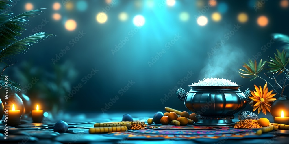 Thaipongal 2025 with vibrant decorations, Tamil culture Vibrant Thaipongal Designs poster Thaipongal 2025 with vibrant decorations, Tamil culture Vibrant Thaipongal Designs poster
