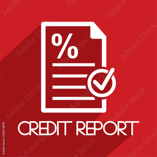 credit report icon , financial icon