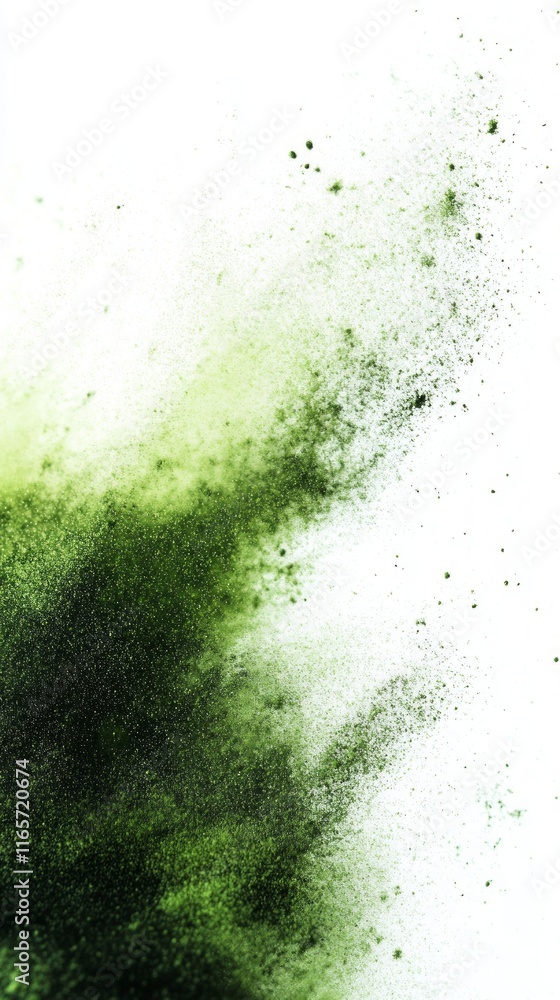A Stunning Abstract Explosion of Vibrant Green Powder. A Graphic Design Masterpiece. A Unique and Artistic Visual Effect. A Stunning Abstract Explosion of Vibrant Green Powder. A Graphic Design Masterpiece. A Unique and Artistic Visual Effect.