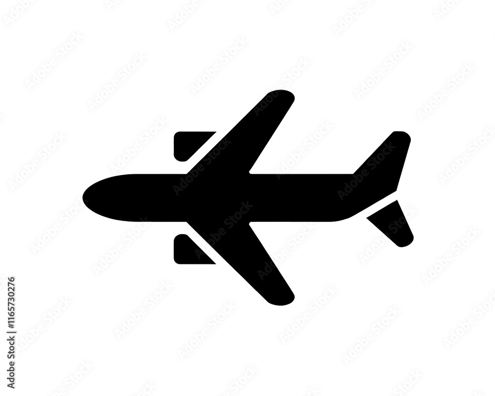 Plane icons set vector illustration isolated on white background Plane icons set vector illustration isolated on white background