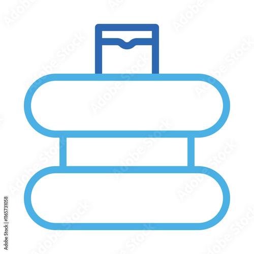 Mouthwash icon. Concept of dental hygiene and oral care.