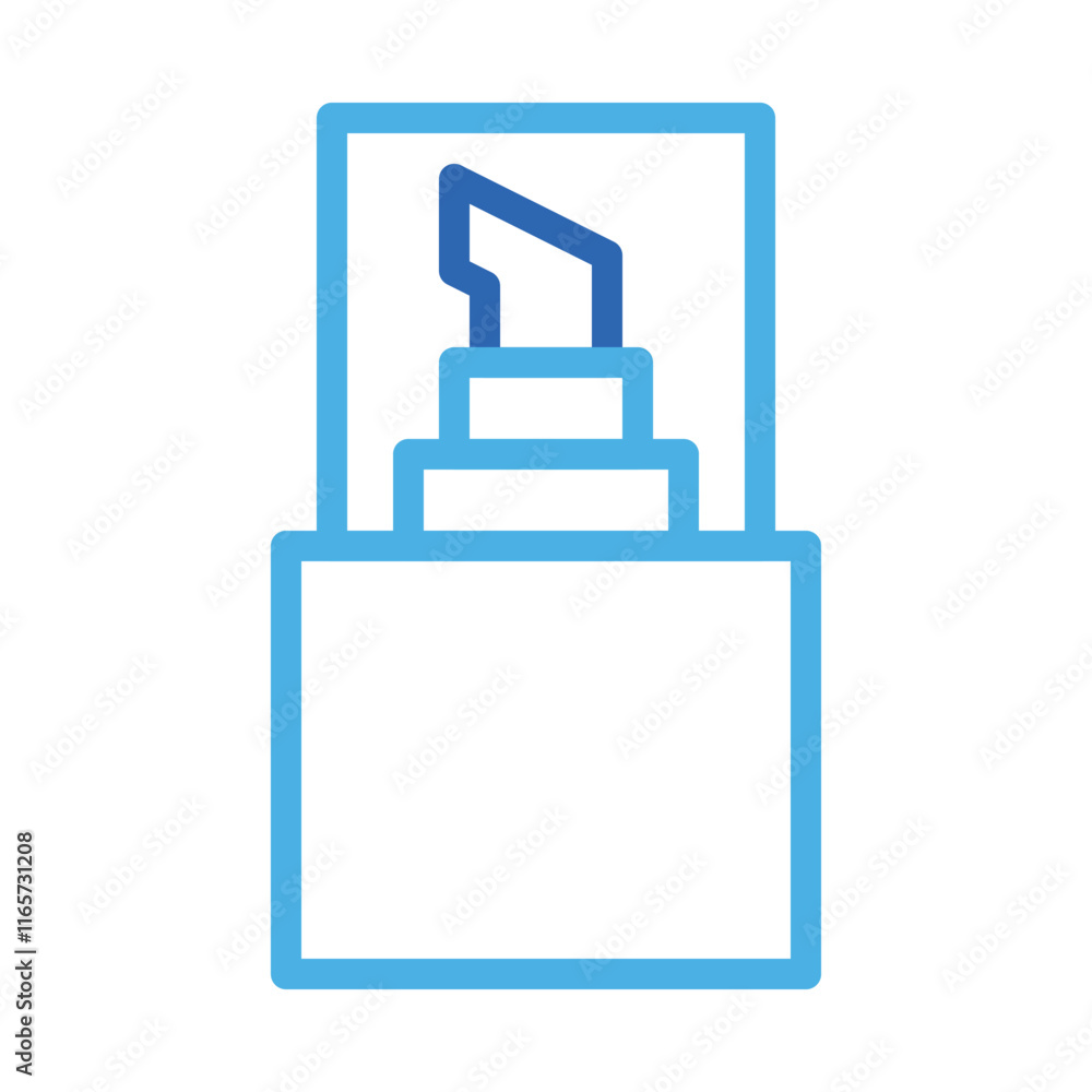 Blue highlighter pen icon. Concept of highlighting, marking, and emphasizing. Blue highlighter pen icon. Concept of highlighting, marking, and emphasizing.