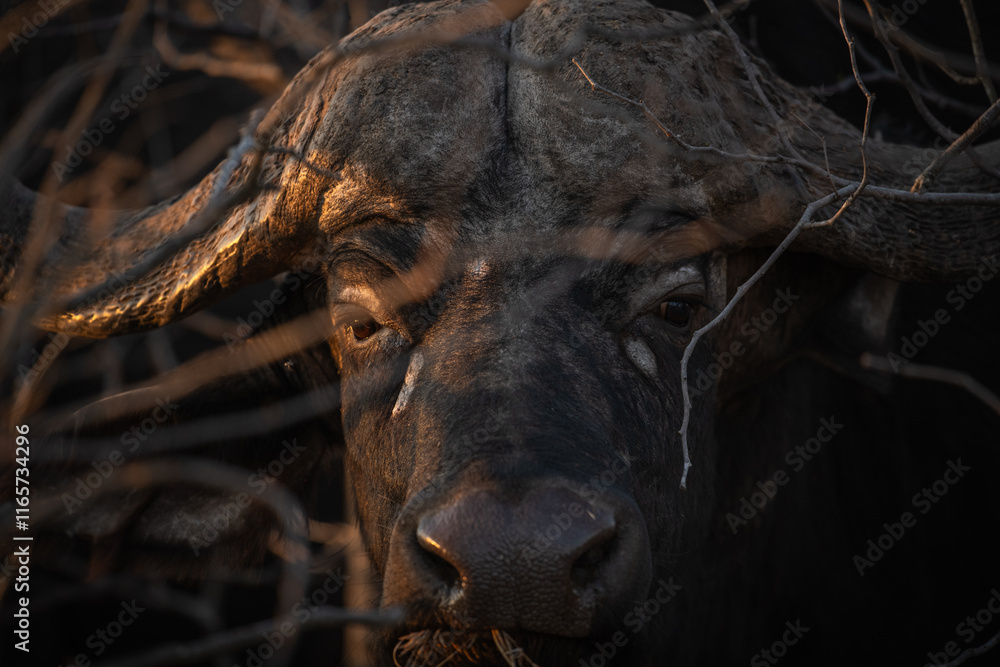 water buffalo portrait water buffalo portrait