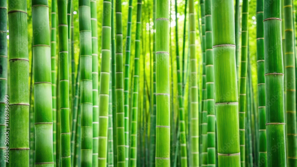 Lush Green Bamboo Forest A Serene and Textured Natural Background Lush Green Bamboo Forest A Serene and Textured Natural Background