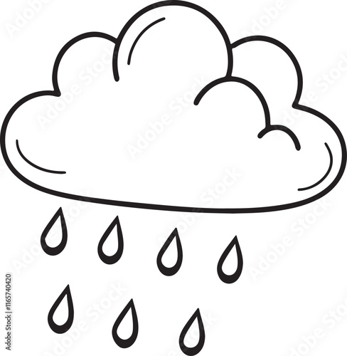 cloud with rain