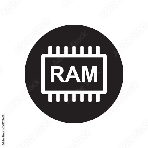 memory ram icon , data icon