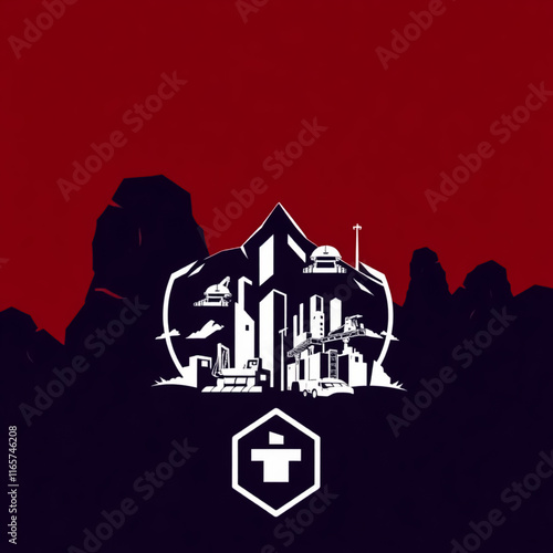 Logos related to heavy equipment, mining and construction.