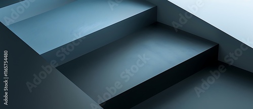 Wallpaper Mural A modern gradient from deep grey to soft blue, perfect for a chic, stylish vibe Torontodigital.ca