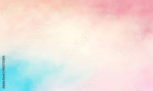 A grainy gradient from pastel pink to blue, offering a calm and ethereal atmosphere