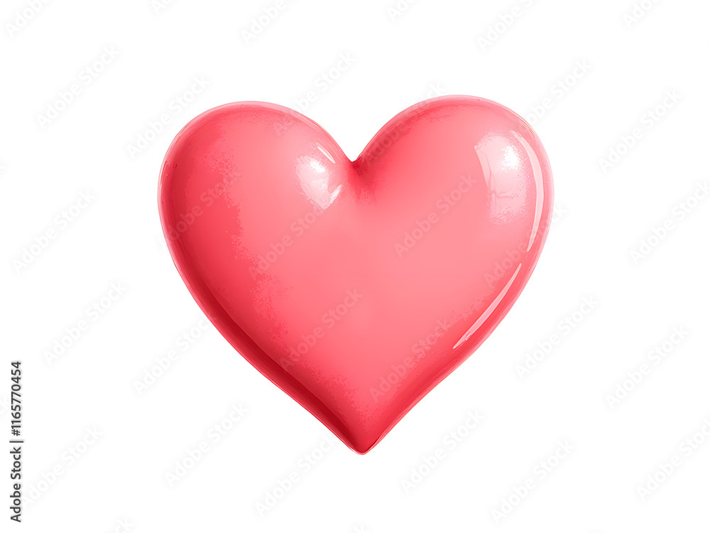 Heart icon on white backgorund, for valentine. Heart icon on white backgorund, for valentine.