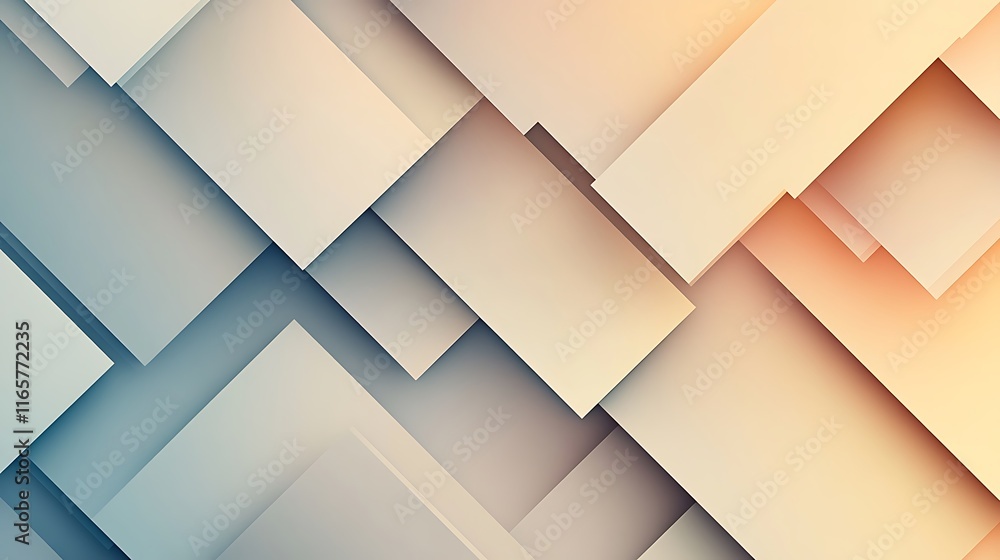 Abstract Geometric Pattern with Beige and Gray Tones Abstract Geometric Pattern with Beige and Gray Tones