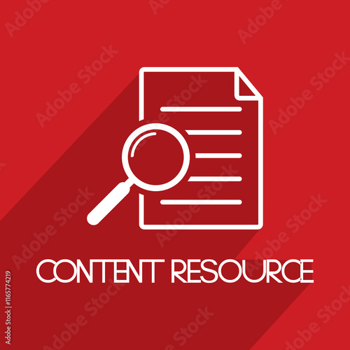 content resource icon , study case icon