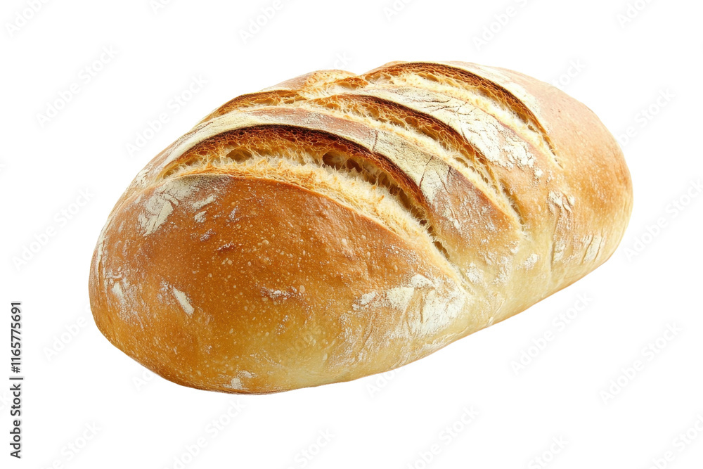 Artisan Bread Loaf Isolated on Transparent Background Artisan Bread Loaf Isolated on Transparent Background