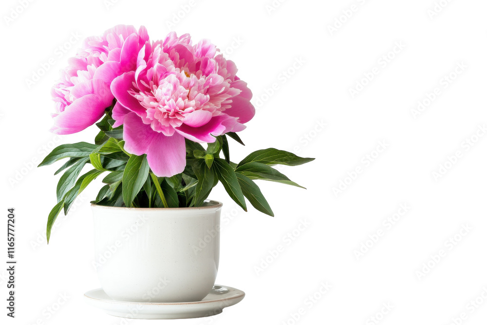 custom made wallpaper toronto digitalBeautiful Bright Pink Peony Bloom Isolated on Transparent Background