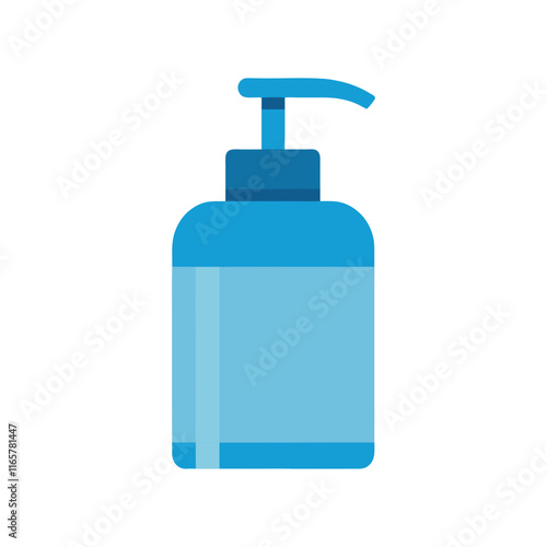 liquid soap dispenser on white background