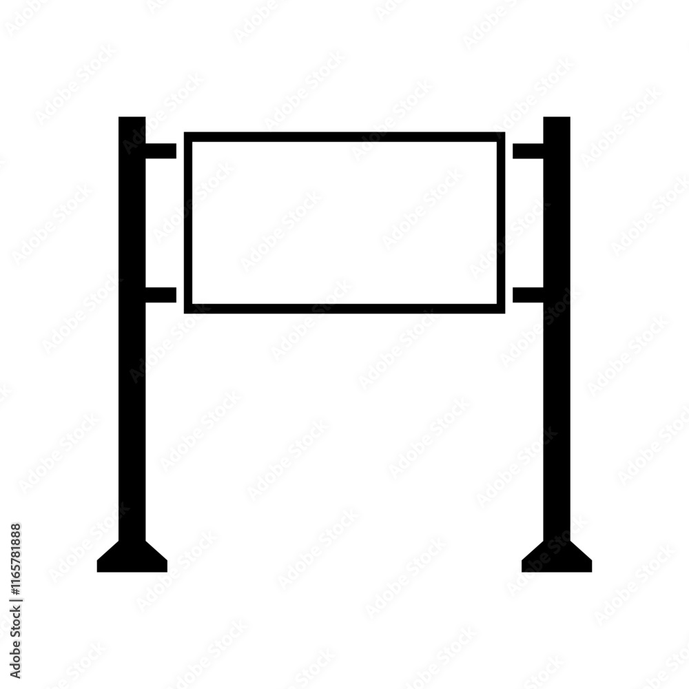 Fototapeta premium Advertising sign
