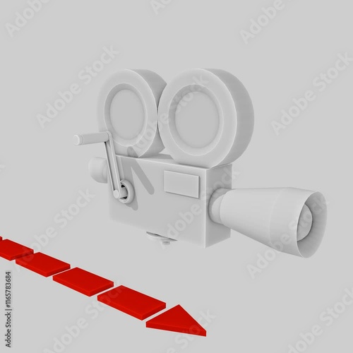 Camera Movement - Dolly Zoom (3D Camera with RGBA - transparent)