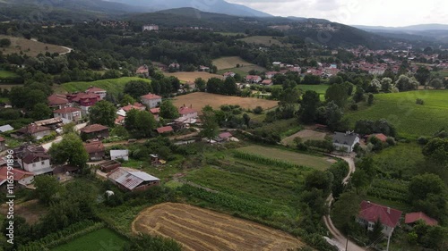 Wallpaper Mural Rural Field Village Torontodigital.ca