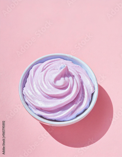 Crema batida rosa