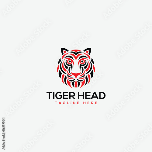 tiger logo vector design concept
