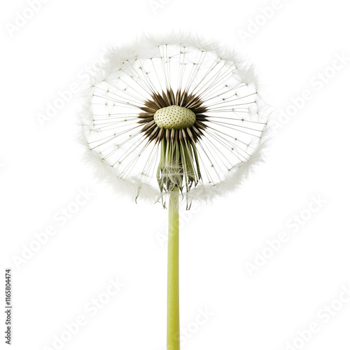 Wallpaper Mural dandelion isolated on white Torontodigital.ca
