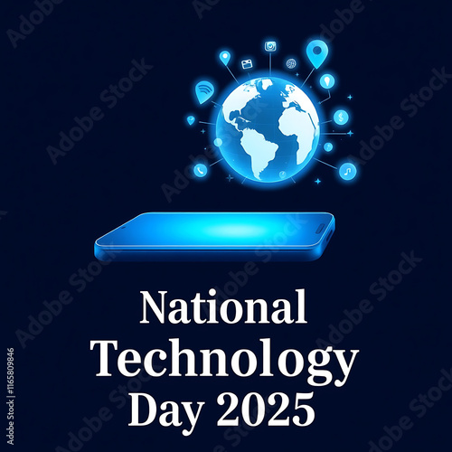 National Technology Day Celebration premium design. photo