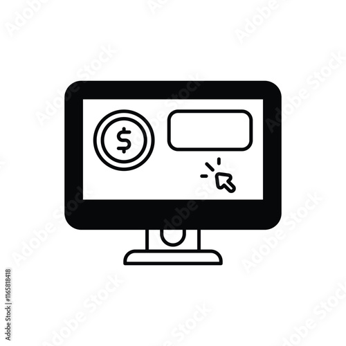 Pay Per Click vector icon