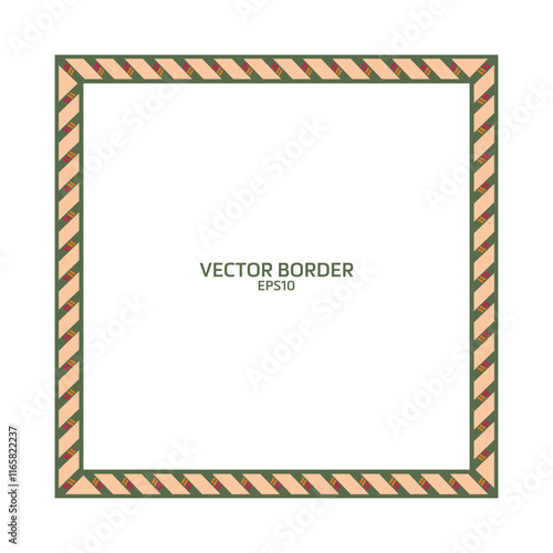 Vector Border Design. Border design vector illustration. photo