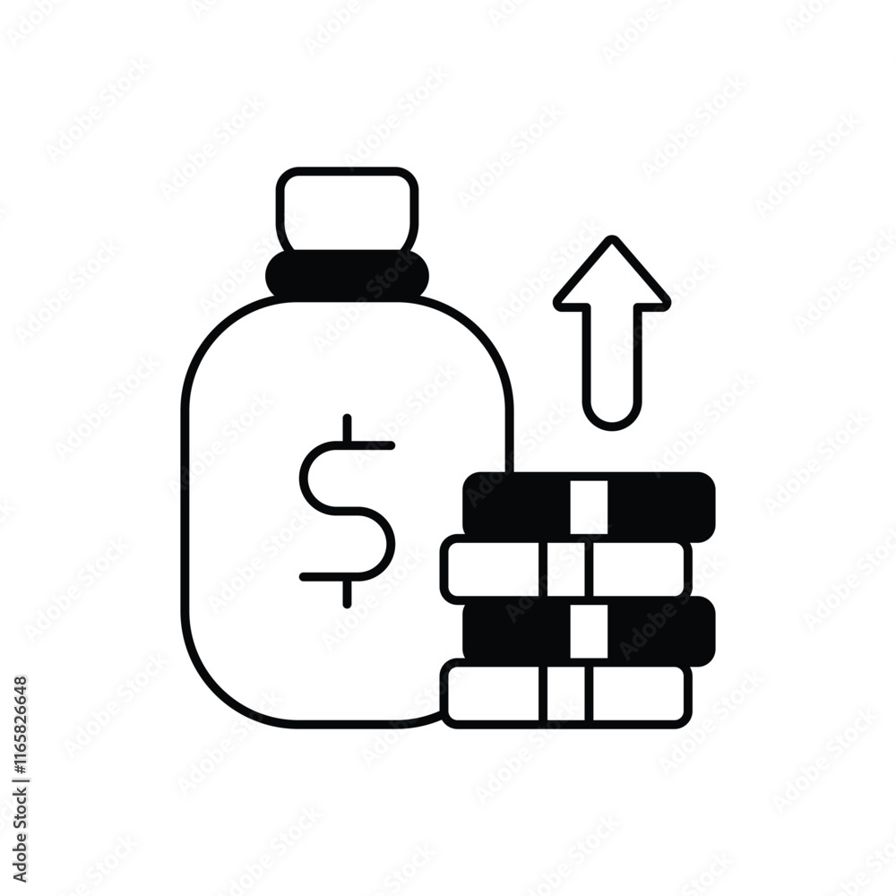 Venture Investment vector icon Venture Investment vector icon
