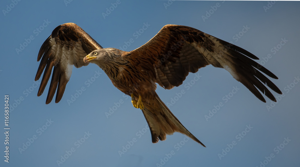 Obraz premium red kite in flight
