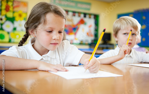 Canvas Print Elementary School: Creative Writing