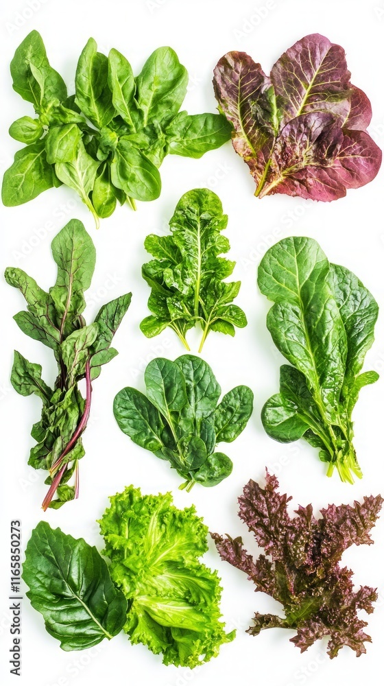 A Colorful Array of Fresh, Vibrant Greens: A Delicious Variety of Leafy Vegetables for a Healthy Diet A Colorful Array of Fresh, Vibrant Greens: A Delicious Variety of Leafy Vegetables for a Healthy Diet