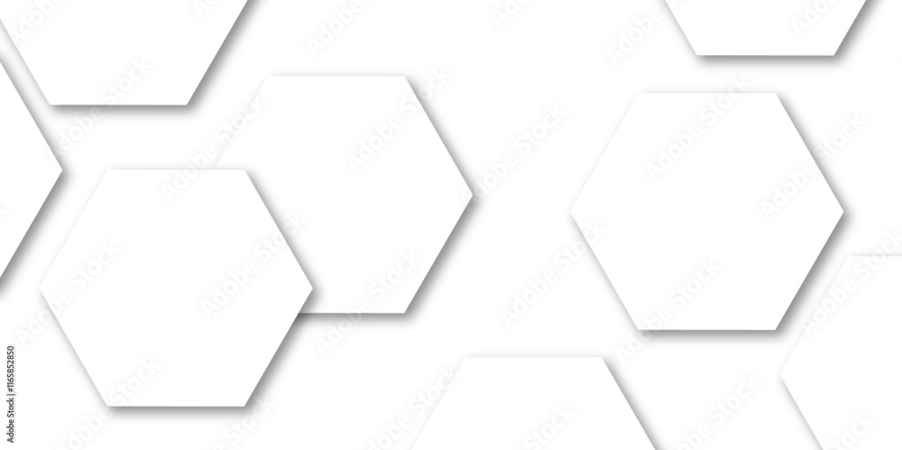Abstract geometric technology 3d white light structure technology out line hexagon polygonal honeycomb luxury pattern vector background. Abstract geometric technology 3d white light structure technology out line hexagon polygonal honeycomb luxury pattern vector background.