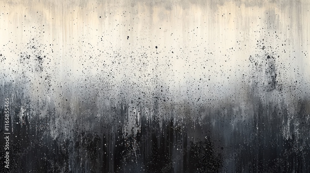 Abstract artwork featuring a gradient of black and gray tones. Abstract artwork featuring a gradient of black and gray tones.