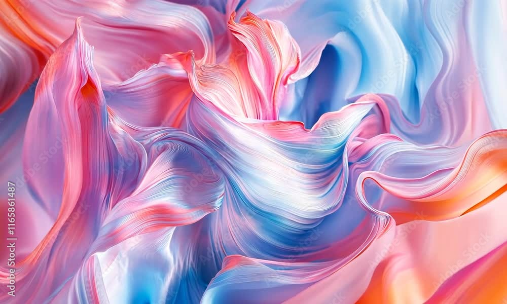 Abstract swirls of pink and blue create a dreamy, fluid texture. Abstract swirls of pink and blue create a dreamy, fluid texture.