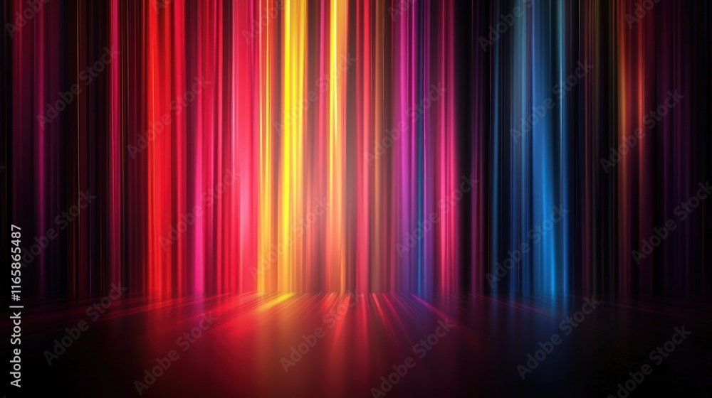 Abstract Colorful Light Streaks Background Abstract Colorful Light Streaks Background