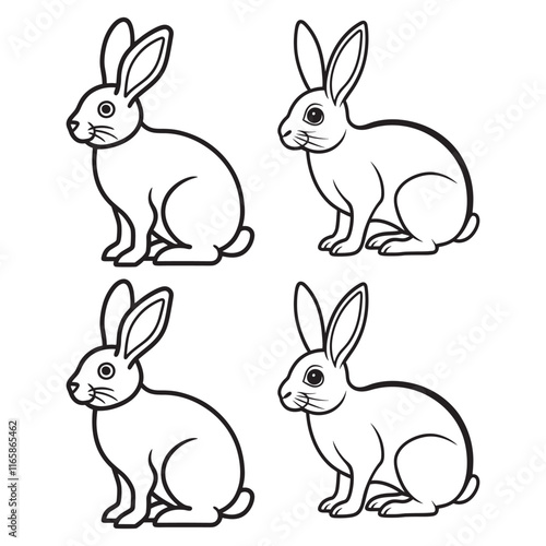 Rabbit animal design 