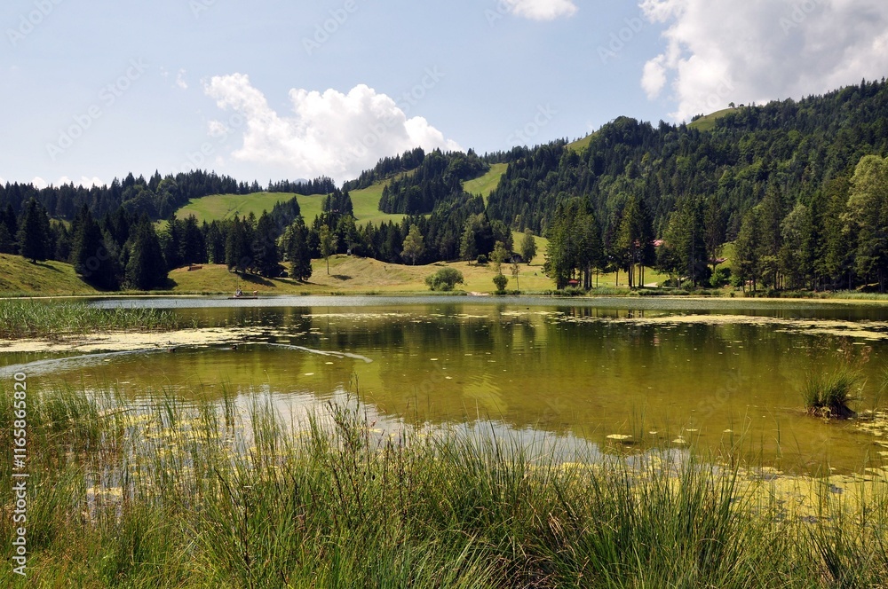 Fototapeta premium Der Wildensee bei Mittenwald