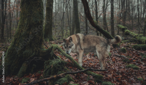 nature animals dogs outdoors photo