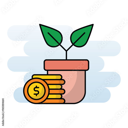 Passive Income vector icon