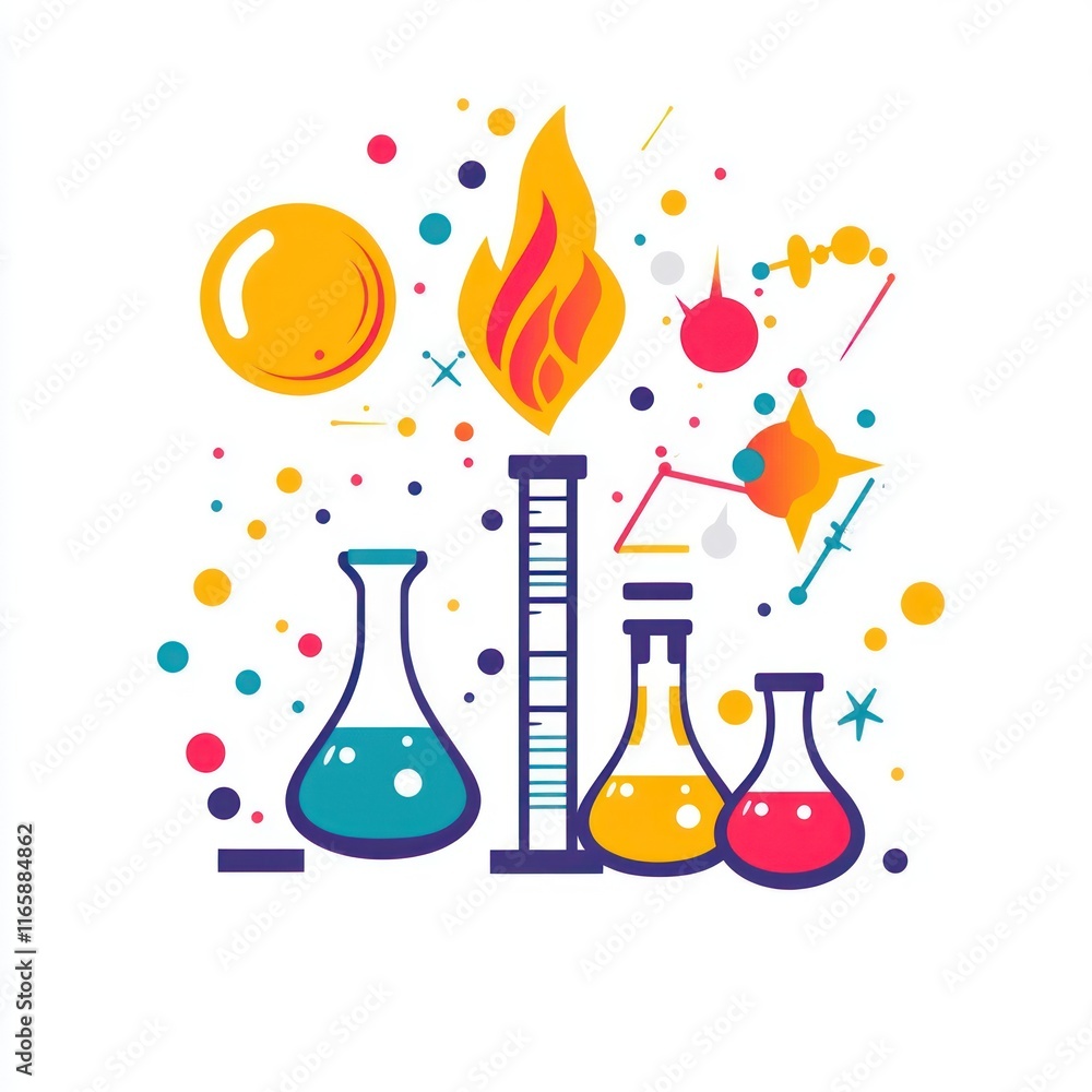 Colorful Flasks Experimenting With Fire And Science Colorful Flasks Experimenting With Fire And Science