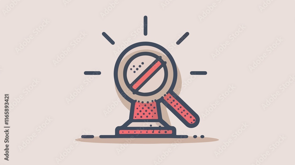 Denied Rubber Stamp Seal Flat Icon Vector Illustration Denied Rubber Stamp Seal Flat Icon Vector Illustration